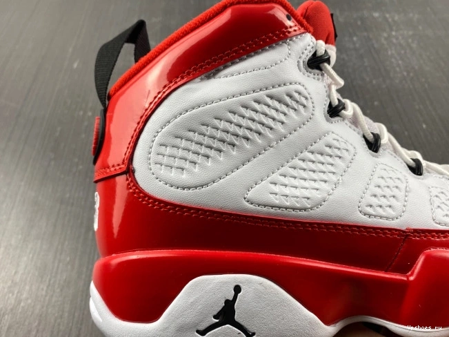 302370-160 Jordan White Red Gym Retro 9 1205